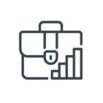 BUSINESS & FINANCE - thin line vector icon set. Pixel perfect. Editable stroke. The set contains icons: Investment, Wealth Growth, Gold, Business Strategy, Target, Wealth Insurance, Diamond.